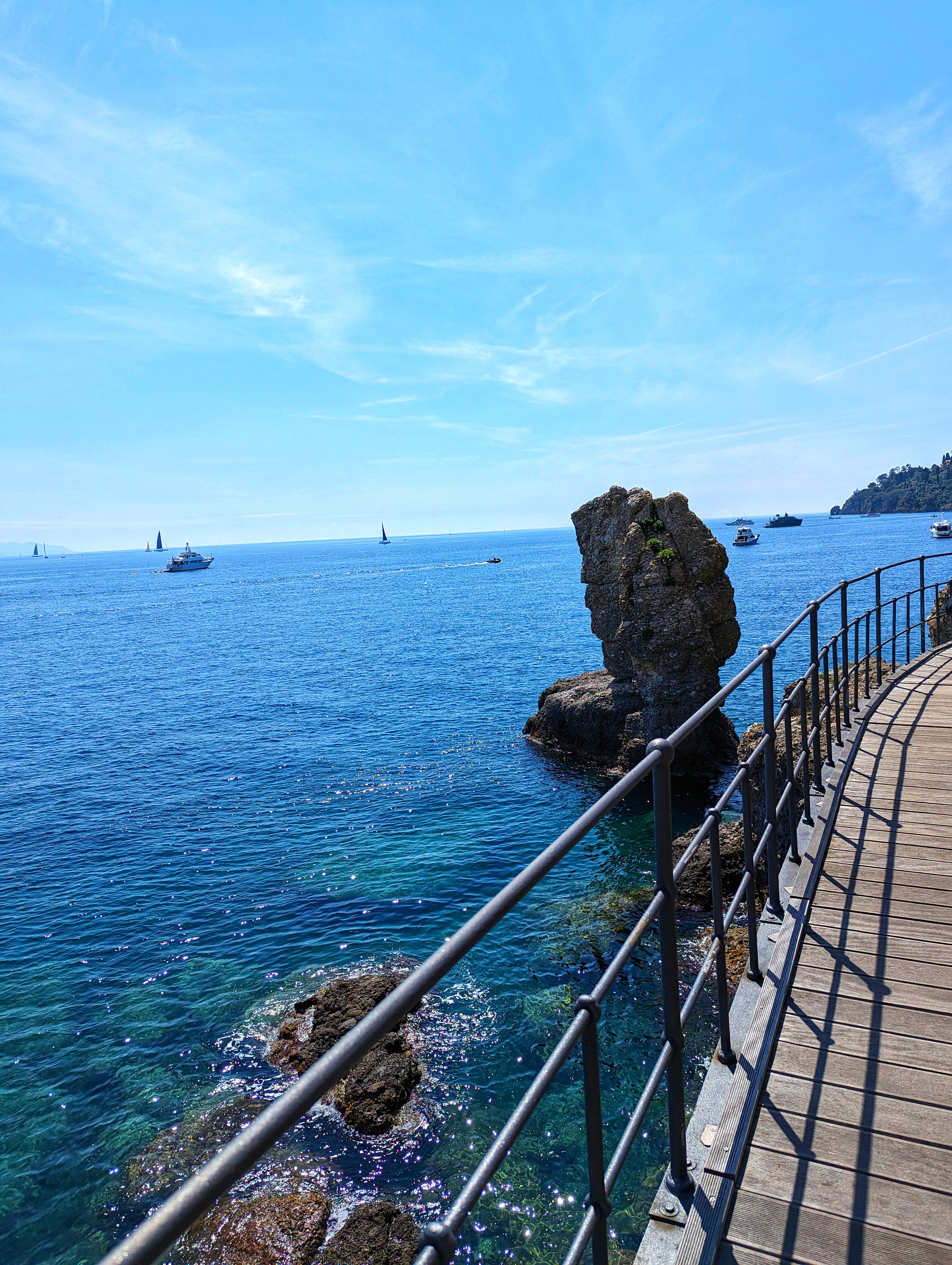 santa marguerita ligure italy promenade portofino