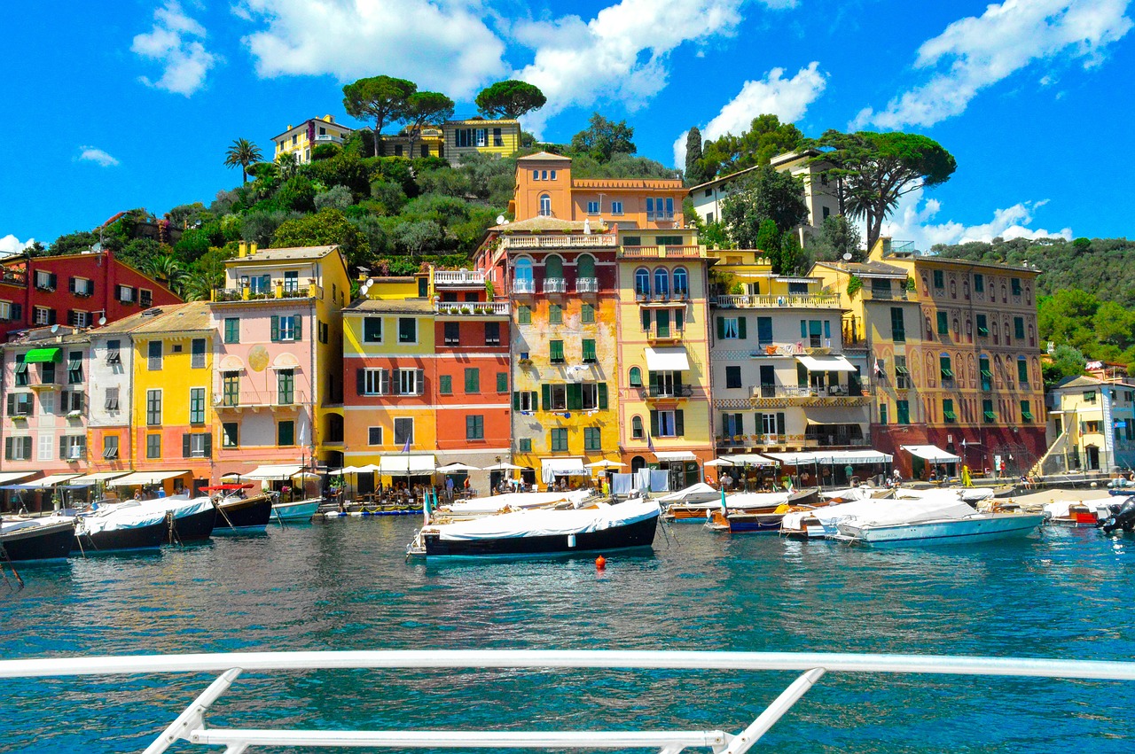 portofino ligurie genova italy italian coast