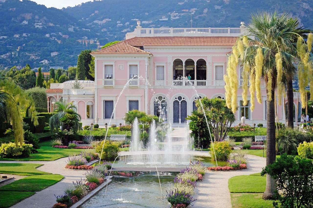 villa ephrussi saint jean cap ferrat chateau rotchield south of france