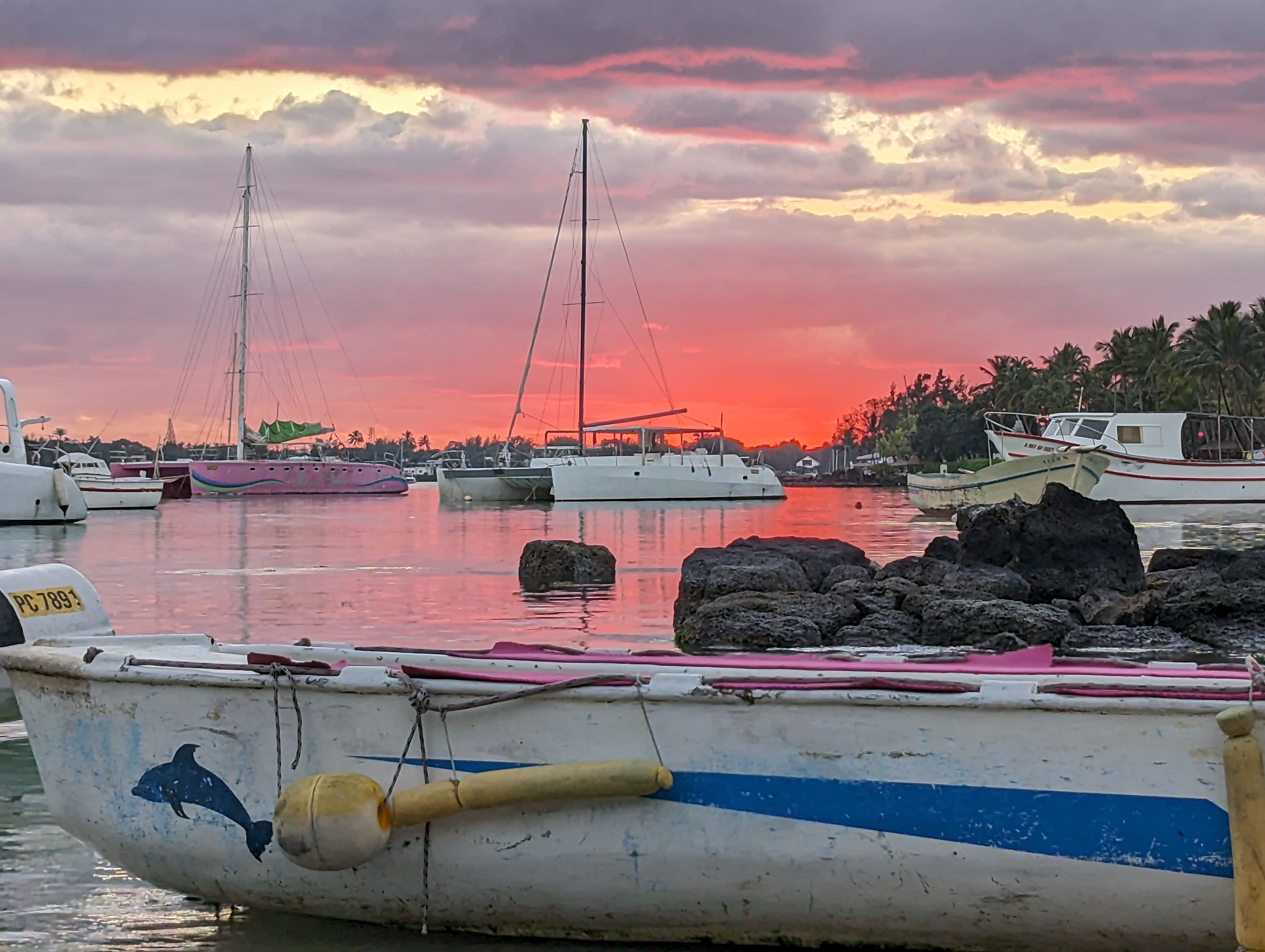 grand baie beach mauritius sunset ile maurice